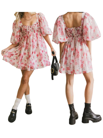 MQTIME  -  Women s Vintage Polka Dot Swing Dress Retro 1950s Rockabilly Cocktail Party Dress Short Sleeve Sweetheart Neckline Dress